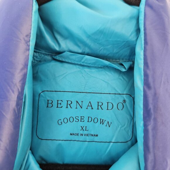 Bernardo Goose Down Puffer Vest Blue Hiking Lightweight Women's XL - Picture 5 of 7
